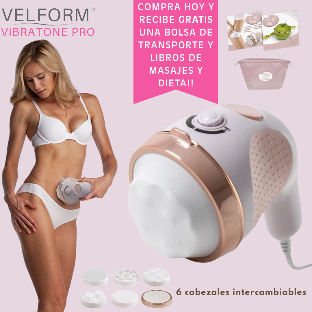Resultados Visibles Sin Gastar 800€ en Cabina. Masajeador anticelulítico profesional Vibratone Pro